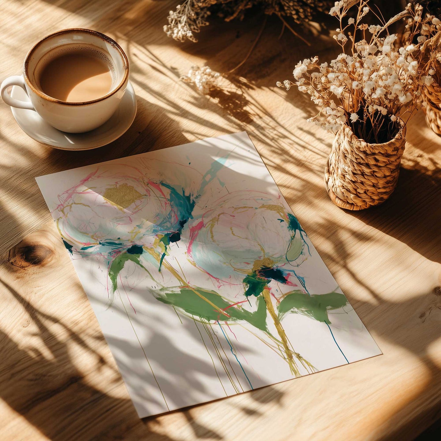[Color:Rolled Print], Picture of close up of art