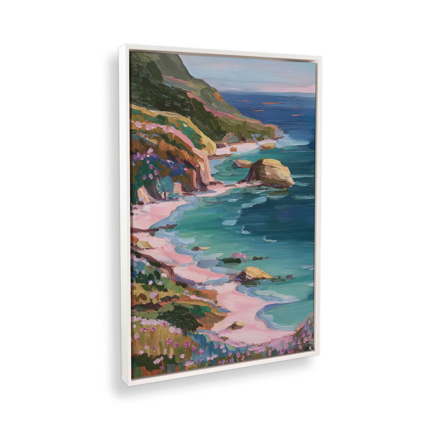 [Color:Opaque White], Picture of the corner of the art