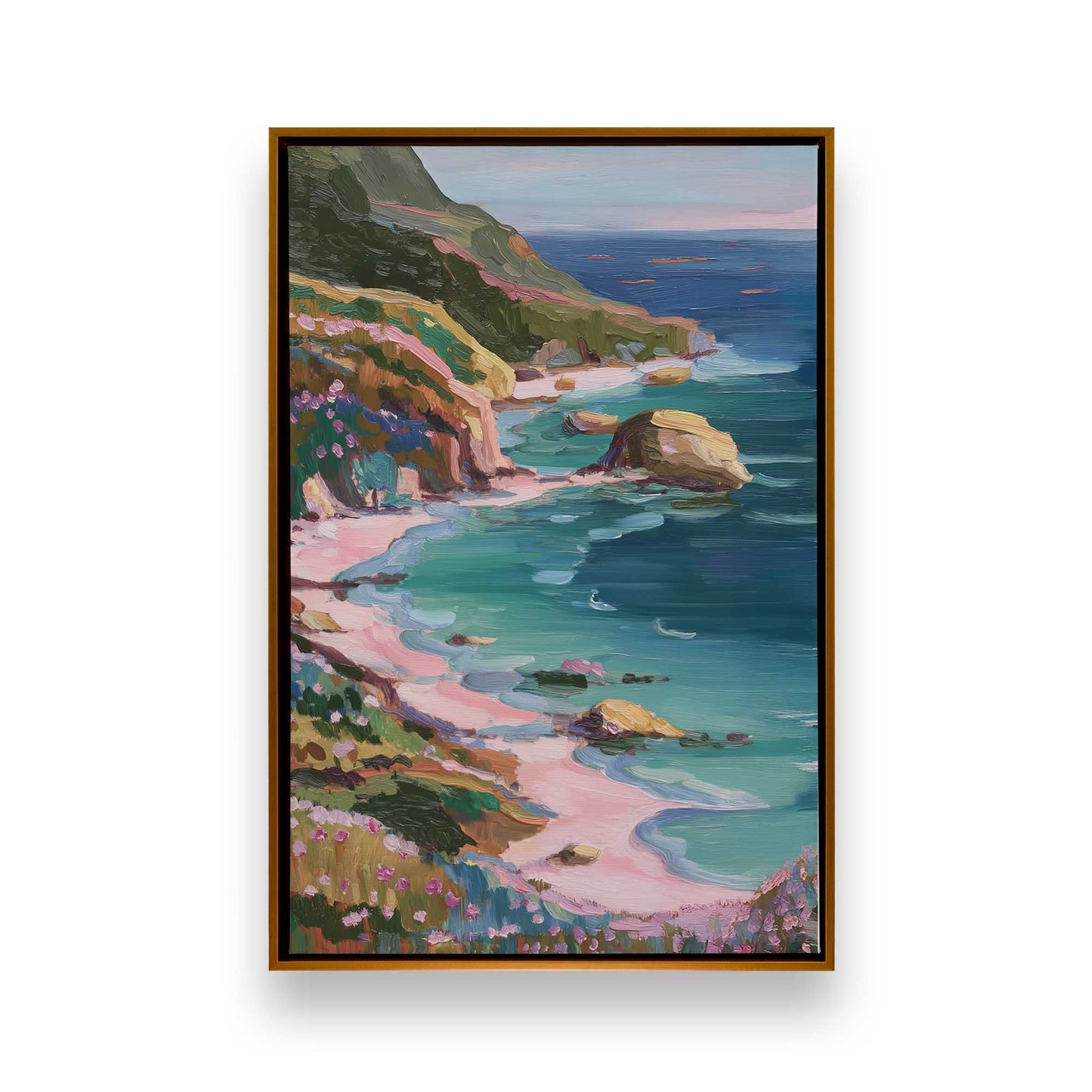 [Color:Polished Gold], Picture of art in a Polished Gold frame