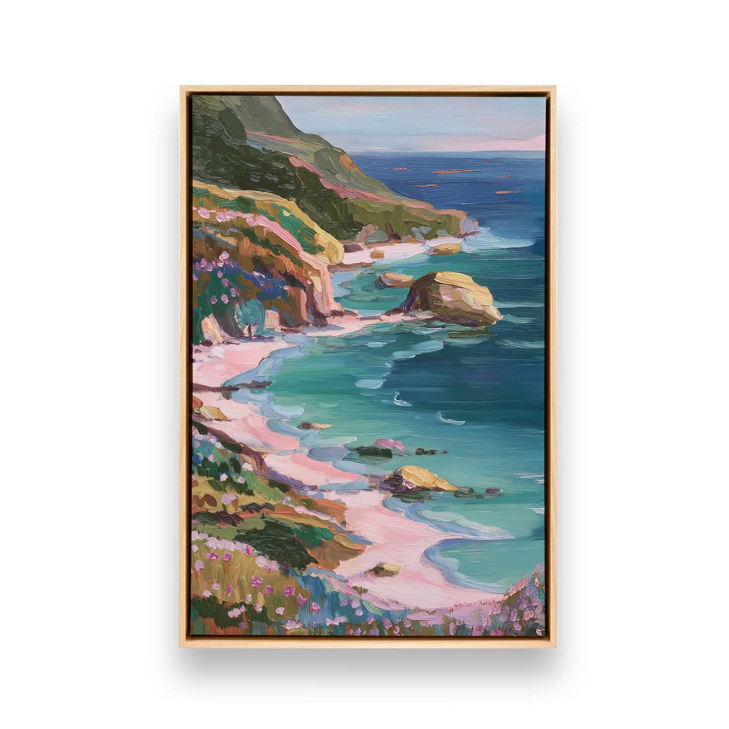 [Color:American Maple], Picture of art in a American Maple frame