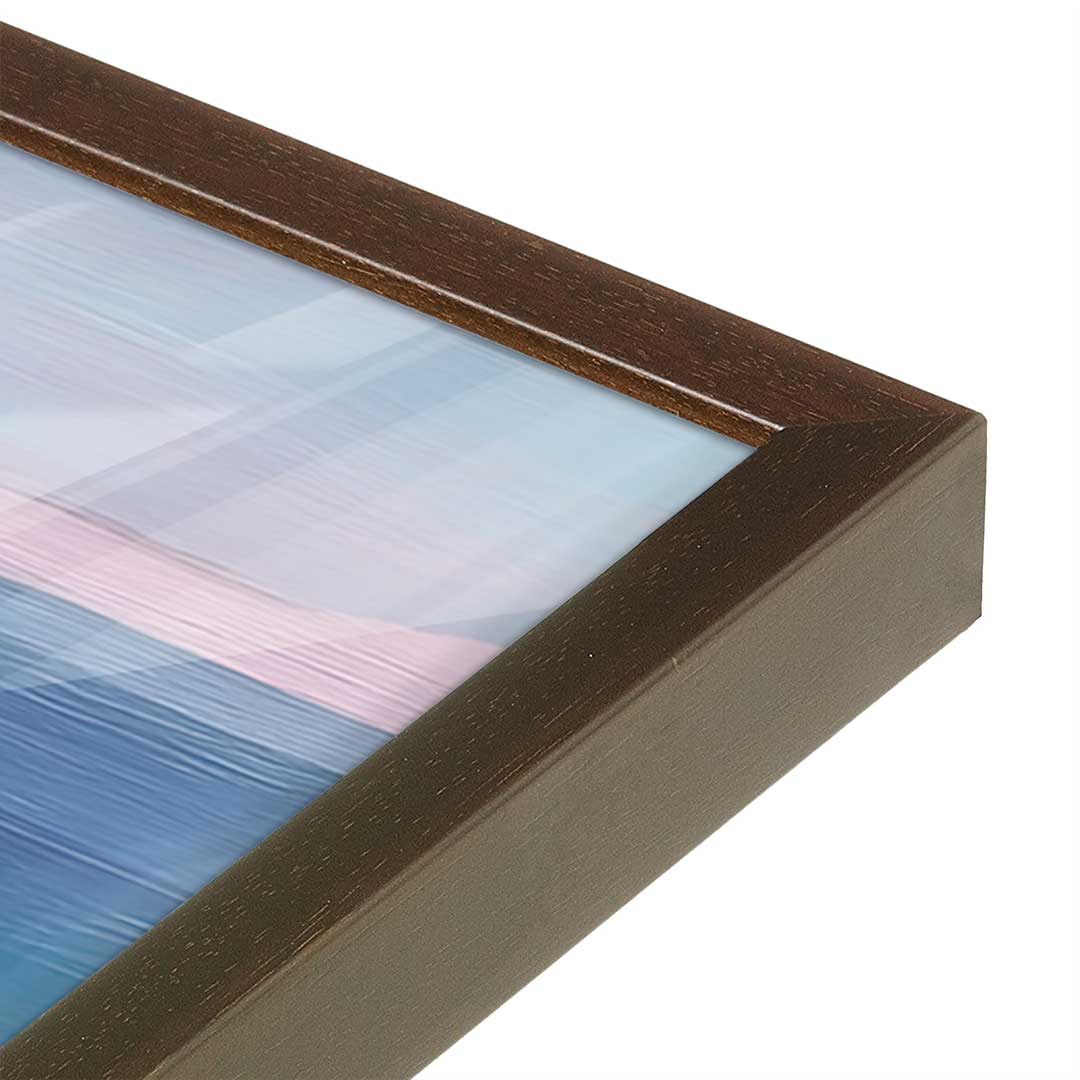 [Color:Belvinder Brown], Picture of art in a Belvinder Brown frame at an angle