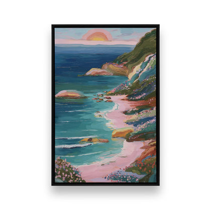 [Color:Satin Black], Picture of art in a Satin Black frame