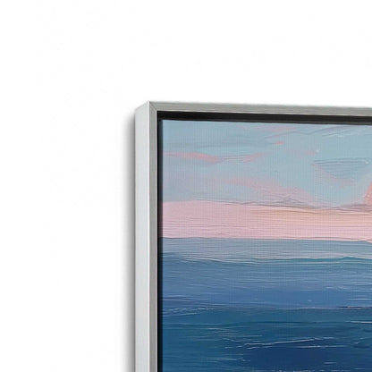 [Color:Polished Chrome], Picture of art in a Polished Chrome frame at an angle