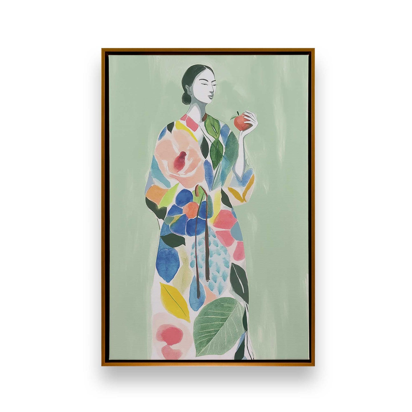 [Color:Polished Gold], Picture of art in a Polished Gold frame