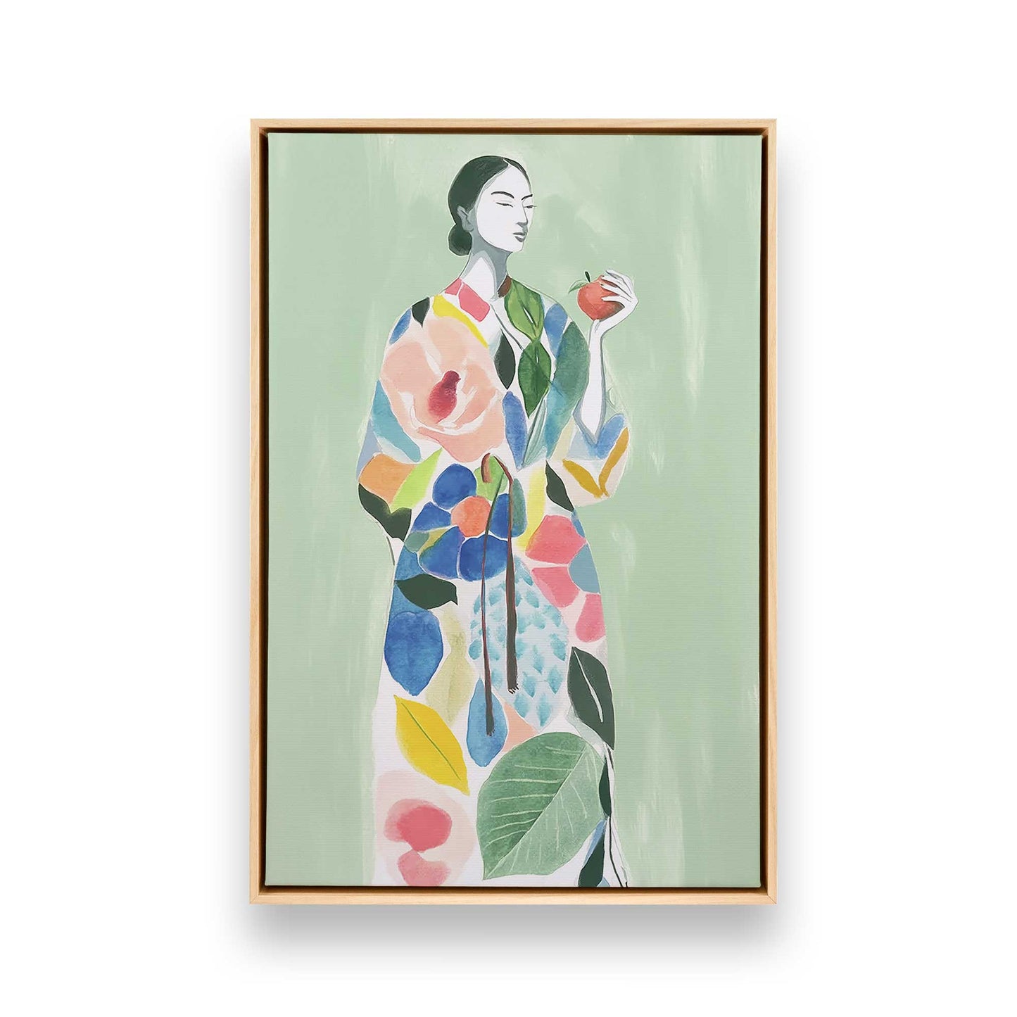 [Color:American Maple], Picture of art in a American Maple frame