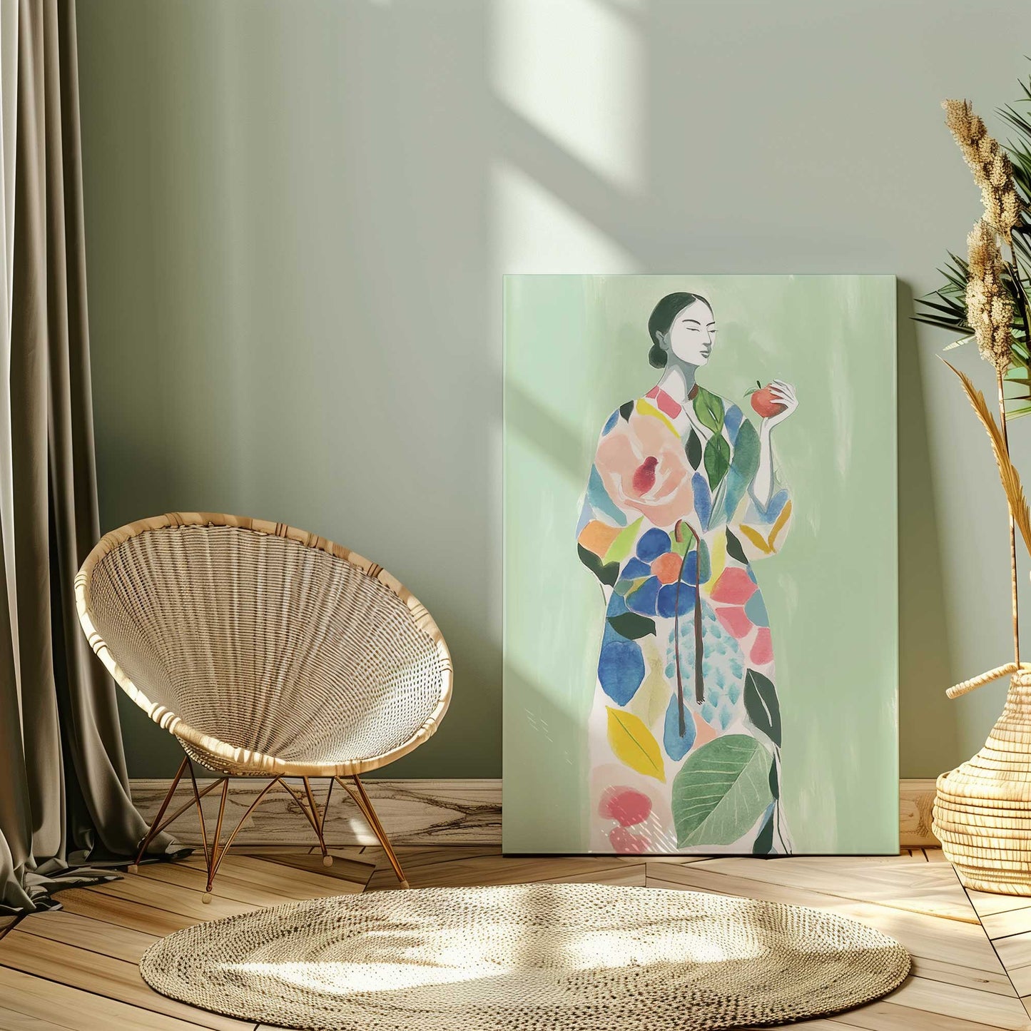 Picture of art in a room