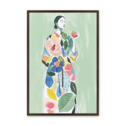 [Color:Belvinder Brown], Picture of art in a Belvinder Brown frame
