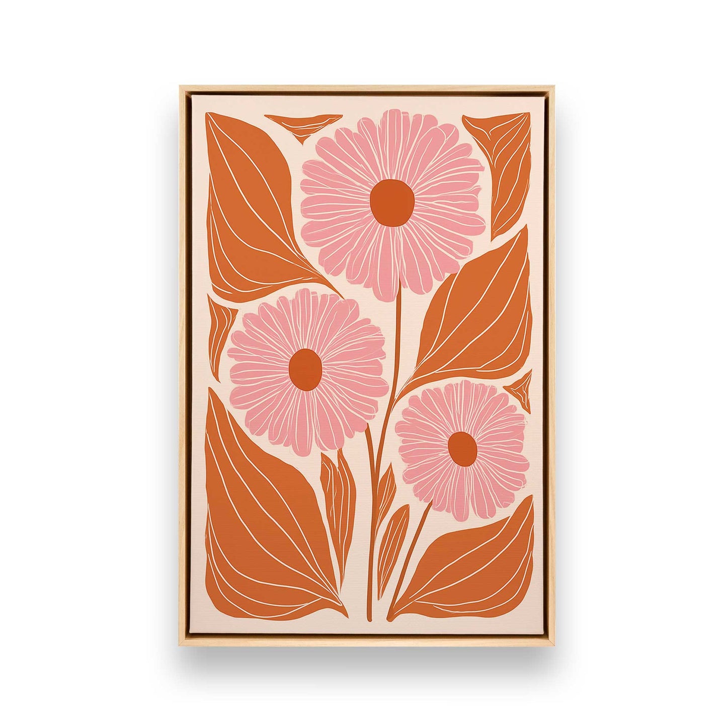 [Color:American Maple], Picture of art in a American Maple frame