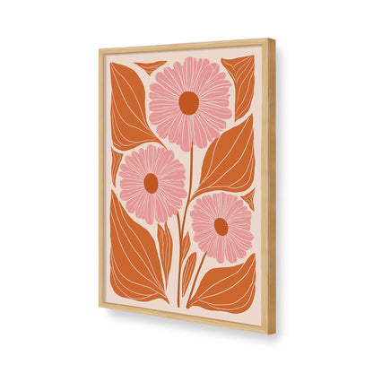 [Color:American Maple], Picture of art in a American Maple frame of the corner