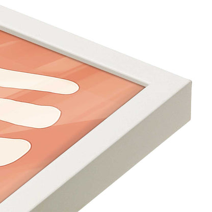 [Color:Opaque White], Picture of art in a Opaque White frame at an angle