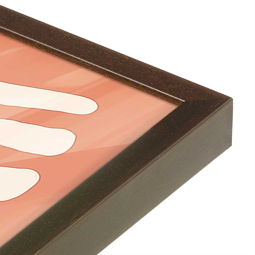 [Color:Belvinder Brown], Picture of art in a Belvinder Brown frame at an angle