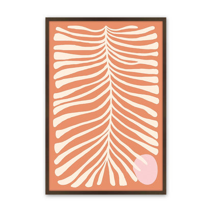 [Color:Brown], Picture of art in a Brown frame