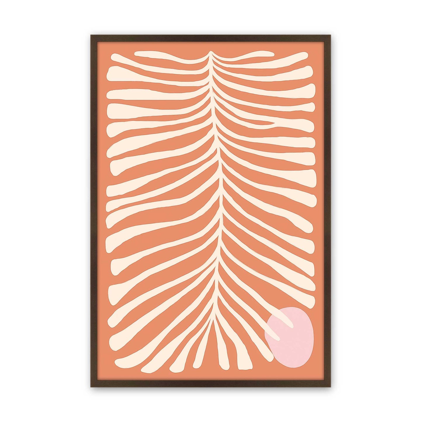 [Color:Belvinder Brown], Picture of art in a Belvinder Brown frame