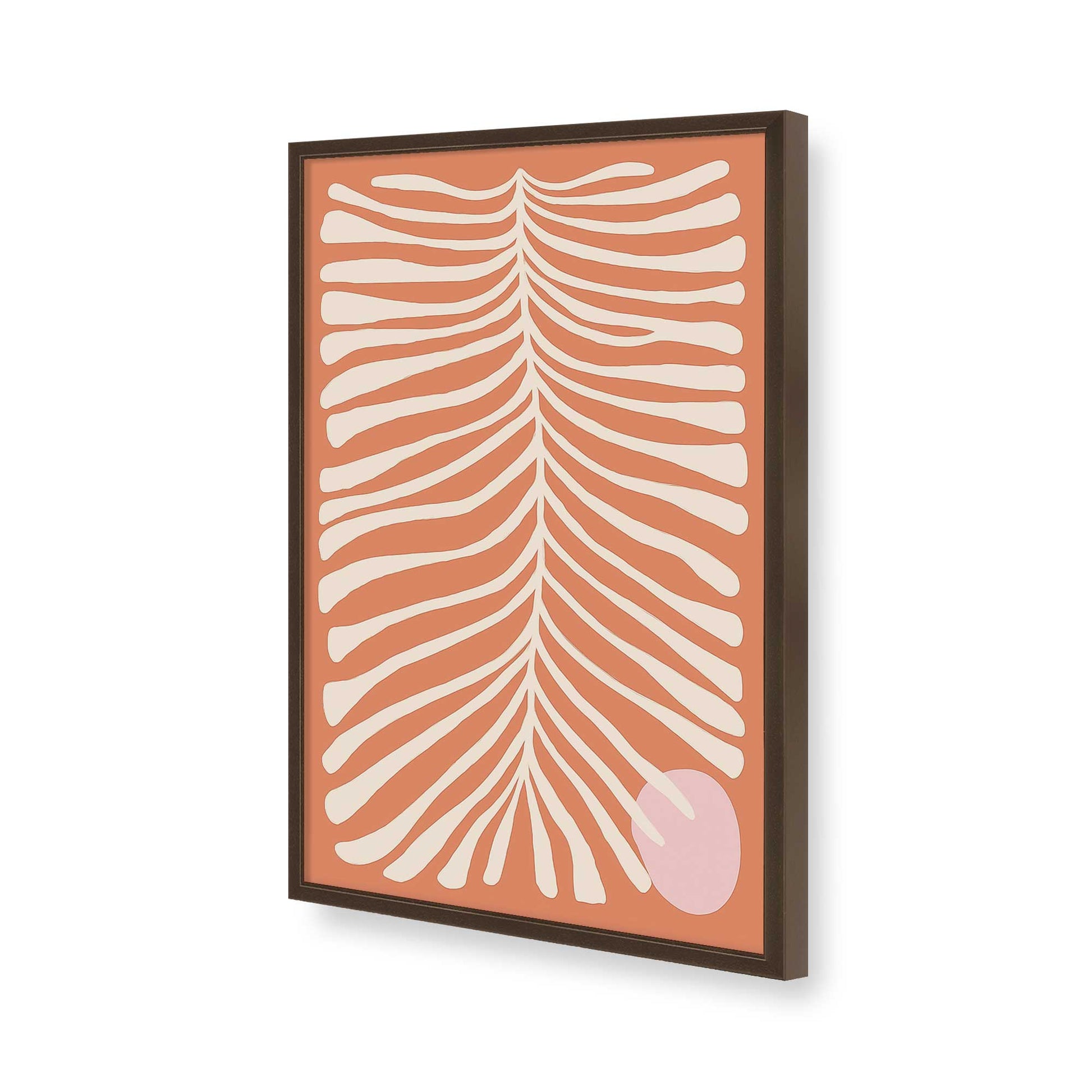 [Color:Belvinder Brown], Picture of art in a Belvinder Brown frame of the corner