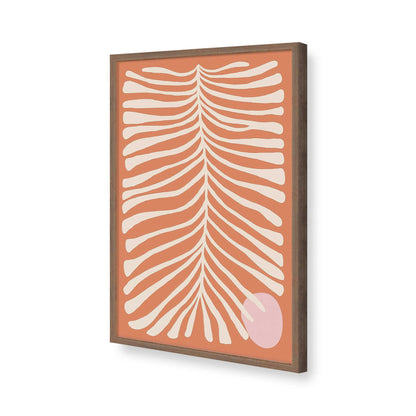 [Color:Walnut], Picture of art in a Walnut frame of the corner