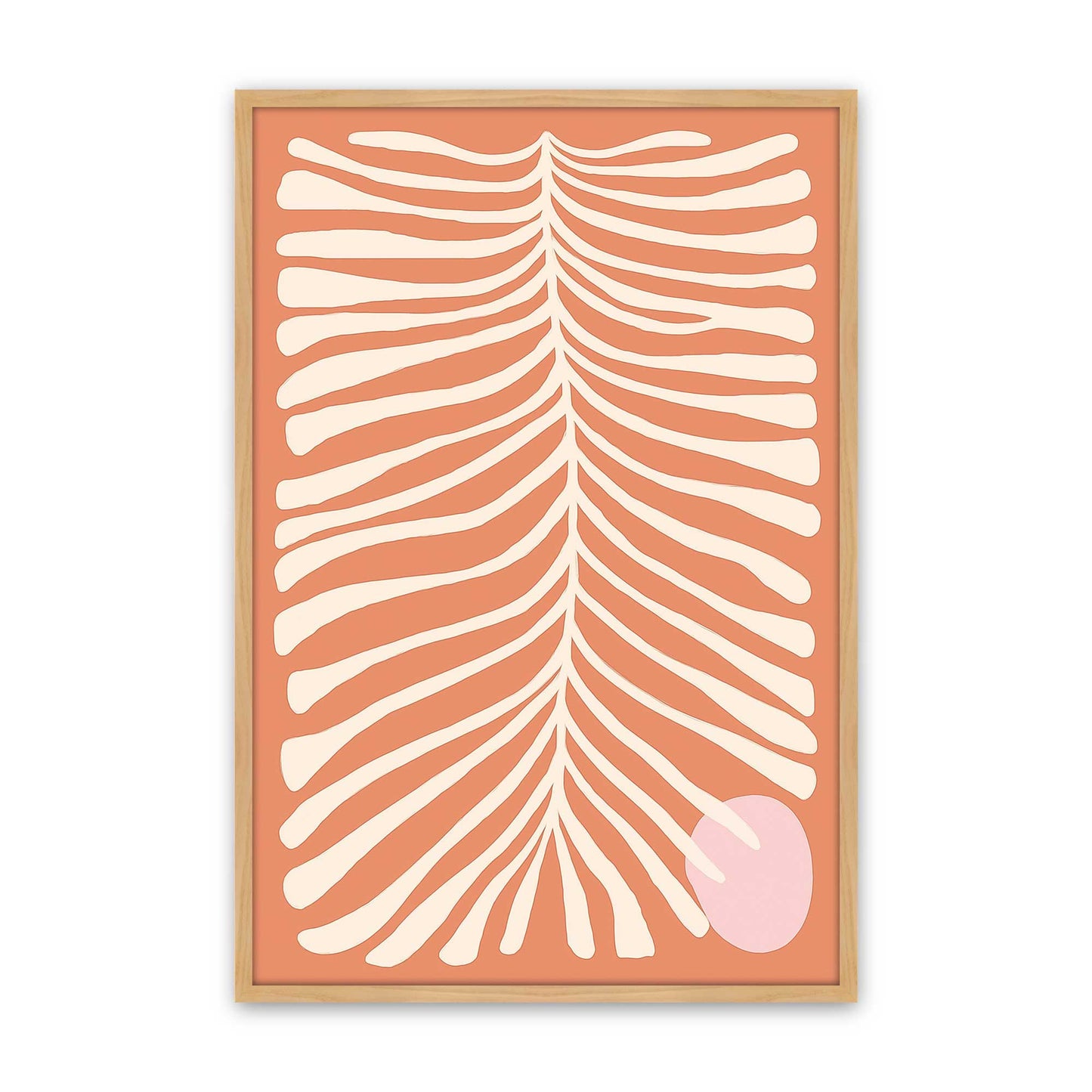 [Color:American Maple], Picture of art in a American Maple frame