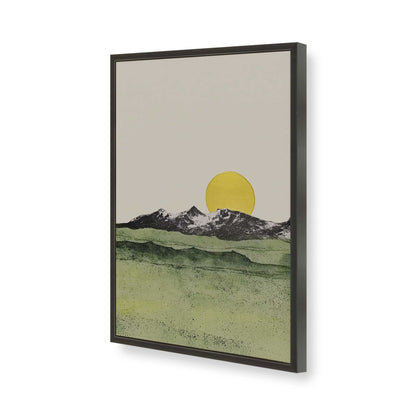 [Color:Satin Black], Picture of art in a Satin Black frame of the corner