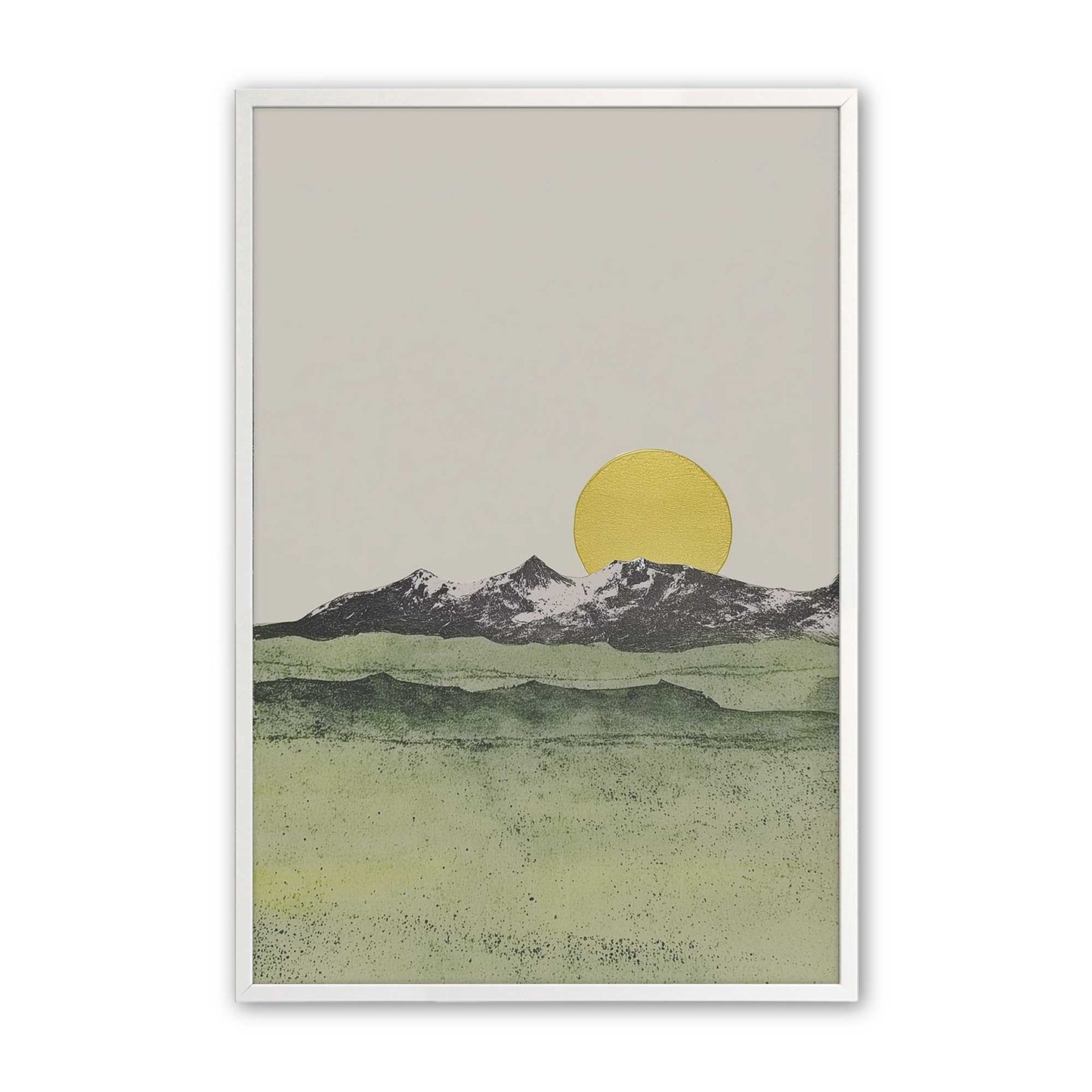 [Color:Opaque White], Picture of art in a Opaque White frame