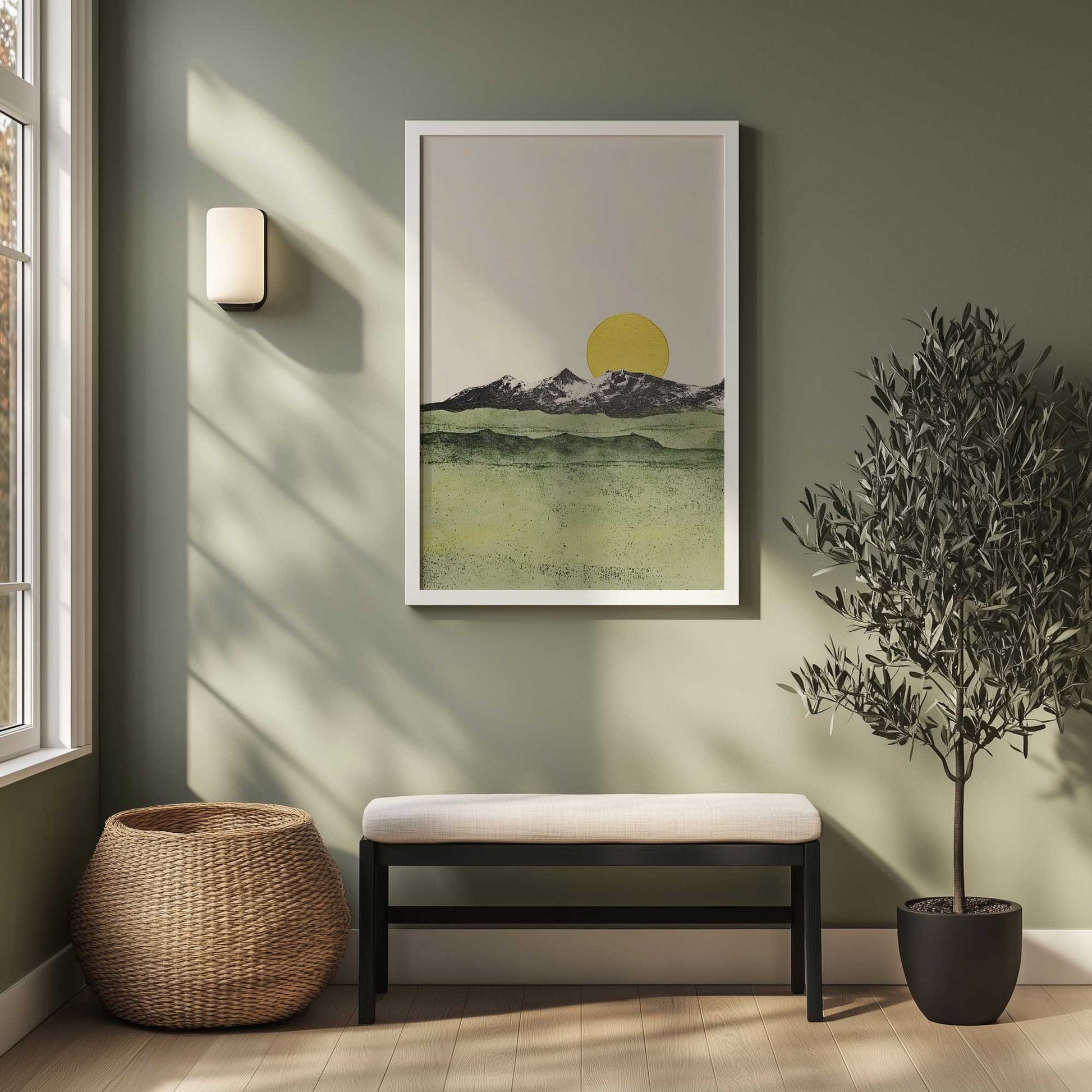 Picture of art in a room