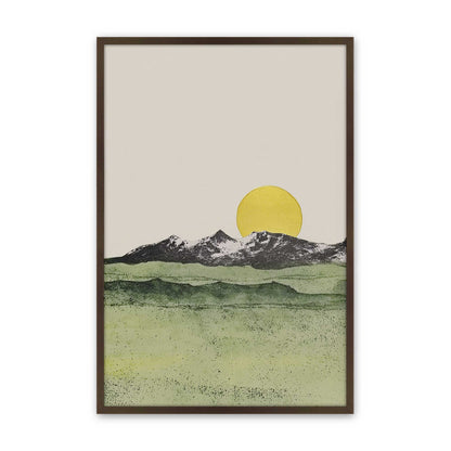 [Color:Brown], Picture of art in a Brown frame