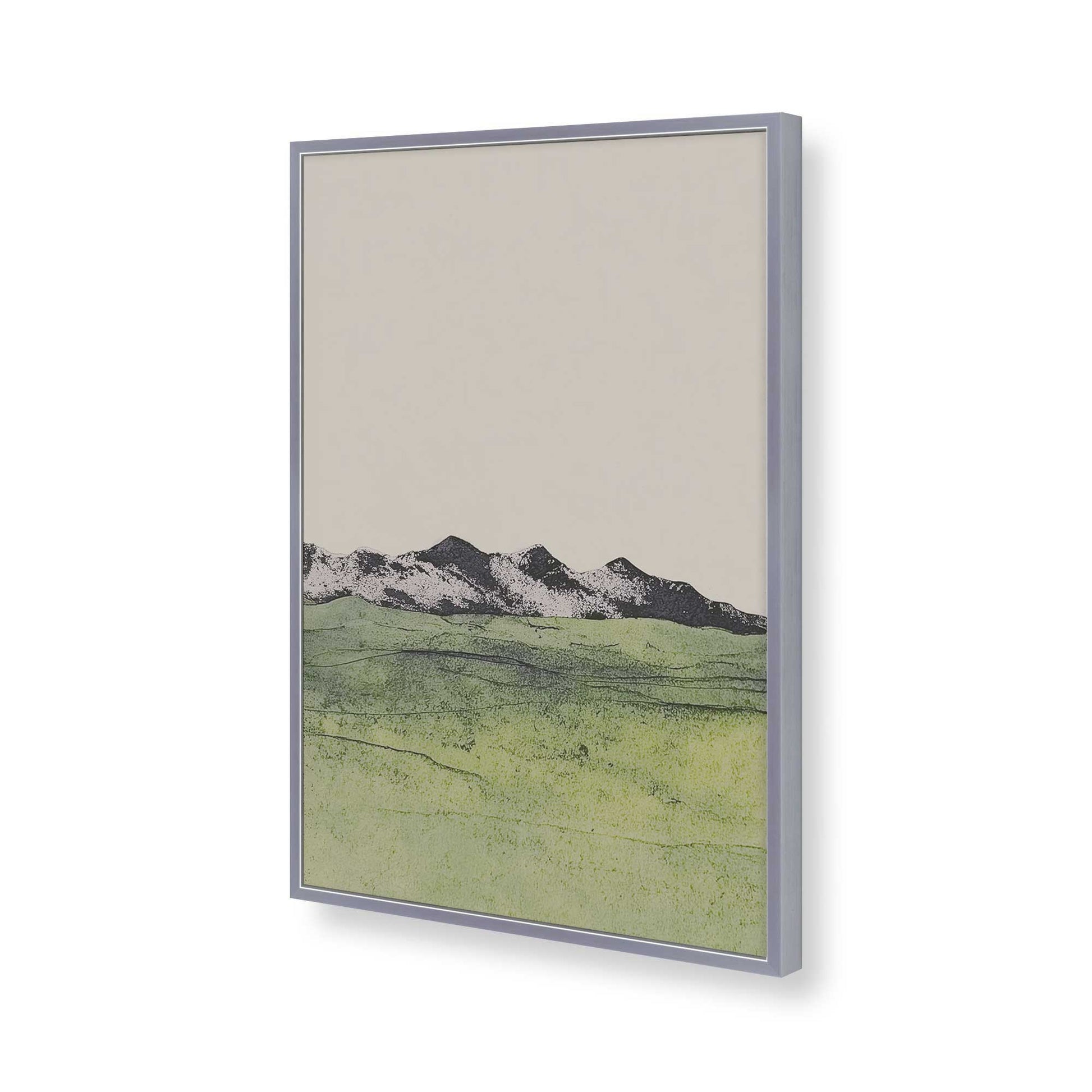[Color:Polished Chrome], Picture of art in a Polished Chrome frame of the corner
