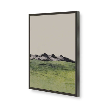 [Color:Satin Black], Picture of art in a Satin Black frame of the corner