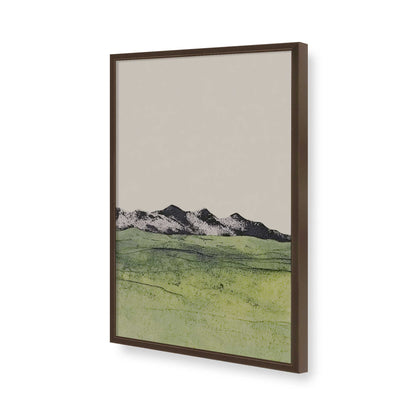 [Color:Brown], Picture of art in a Brown frame of the corner