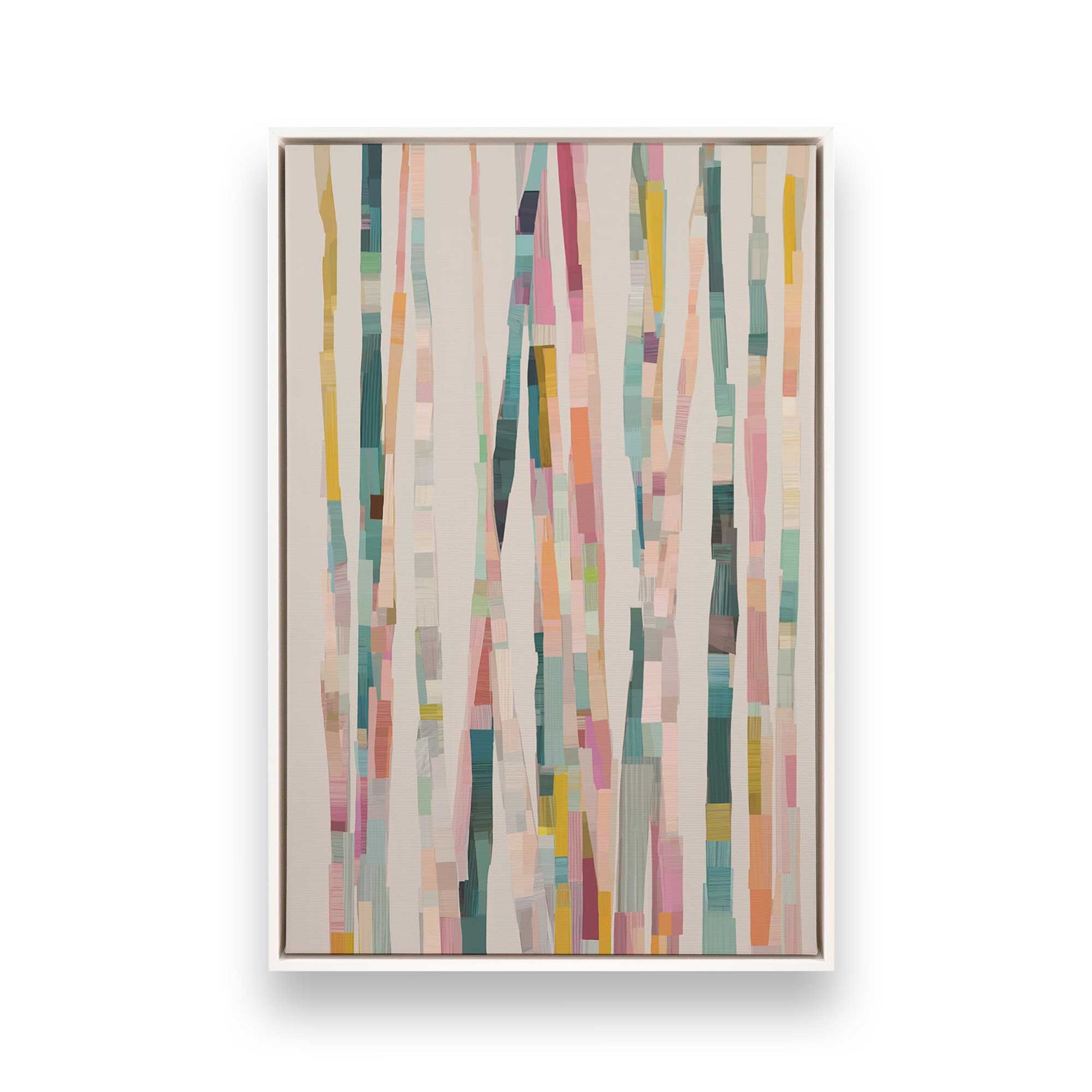 [Color:Opaque White], Picture of art in a White frame