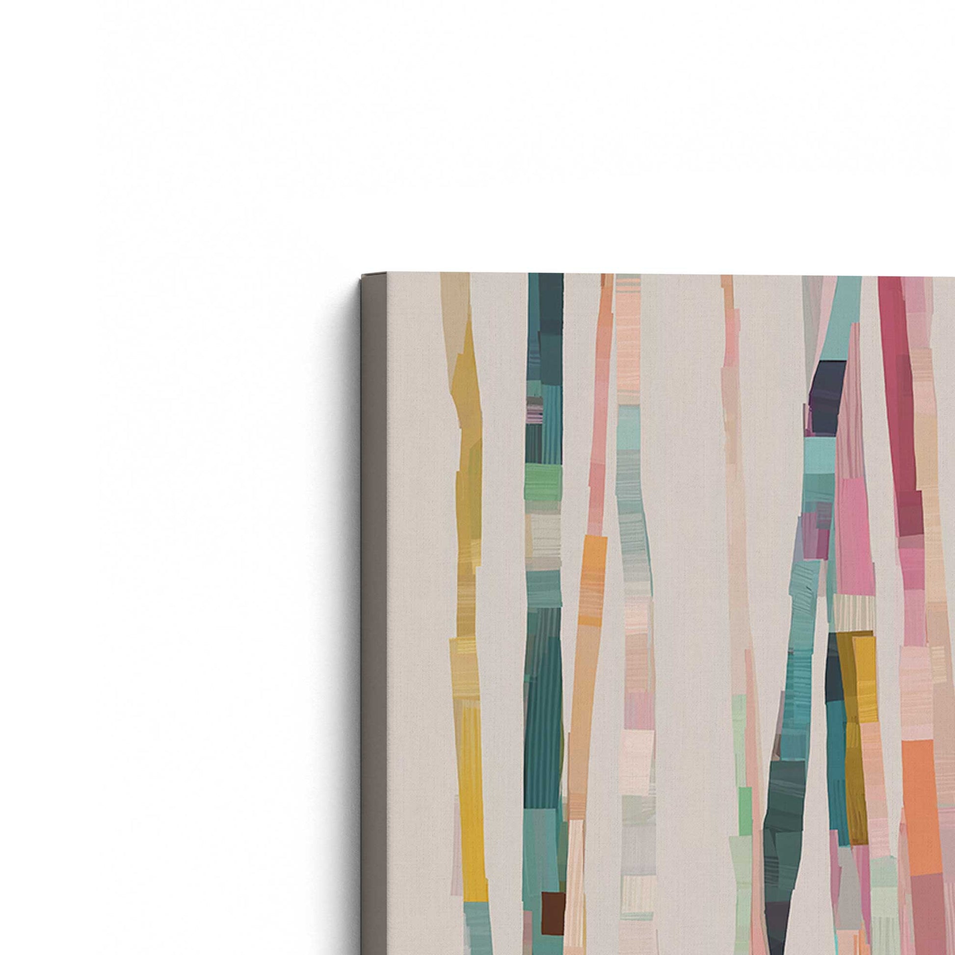 [Color:Stretched Canvas], Picture of the corner of the art
