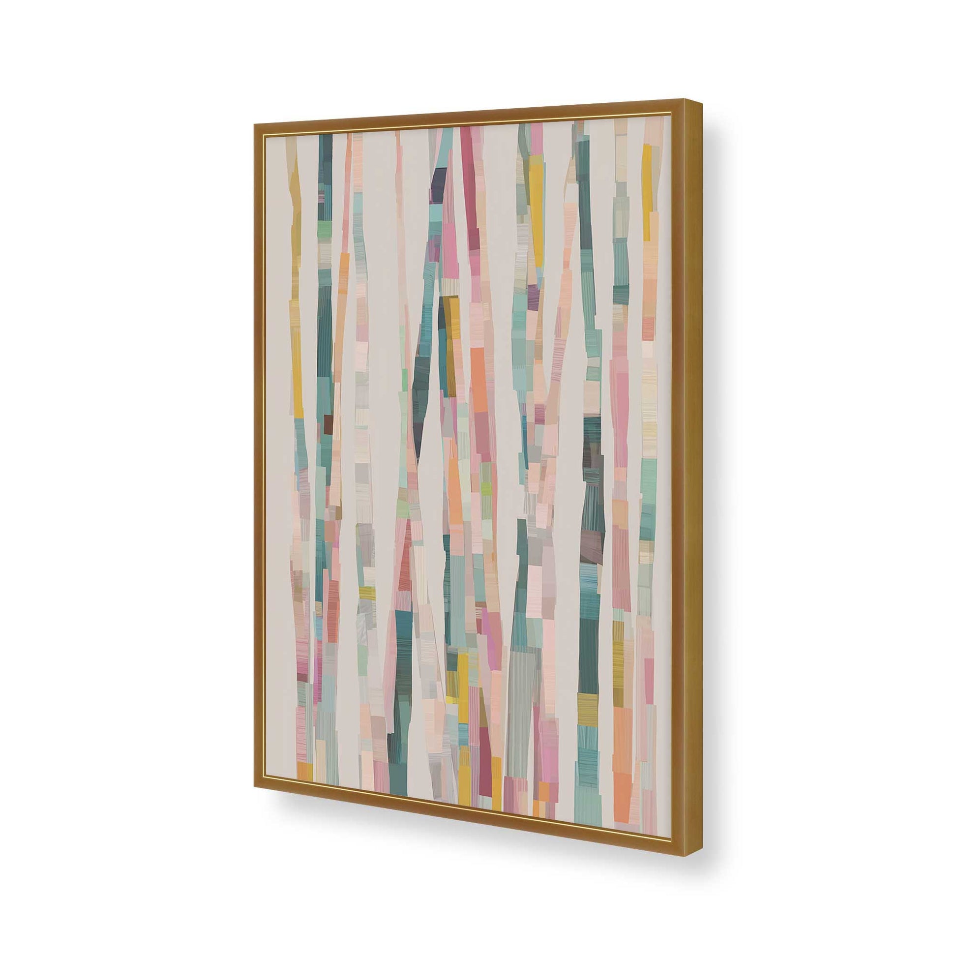 [Color:Polished Gold], Picture of art in a Polished Gold frame of the corner