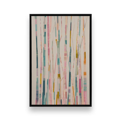 [Color:Satin Black], Picture of art in a Satin Black frame