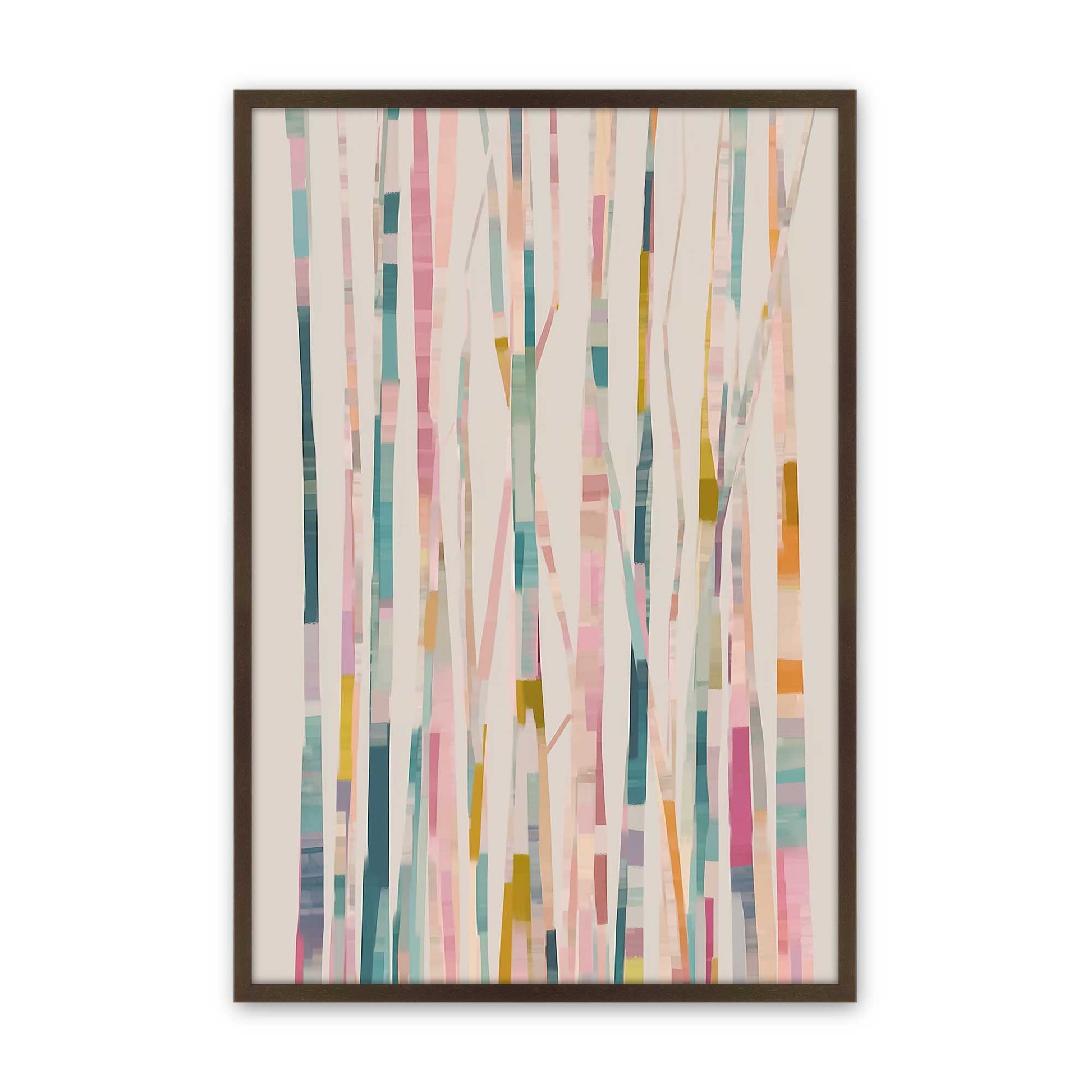 [Color:Brown], Picture of art in a Brown frame
