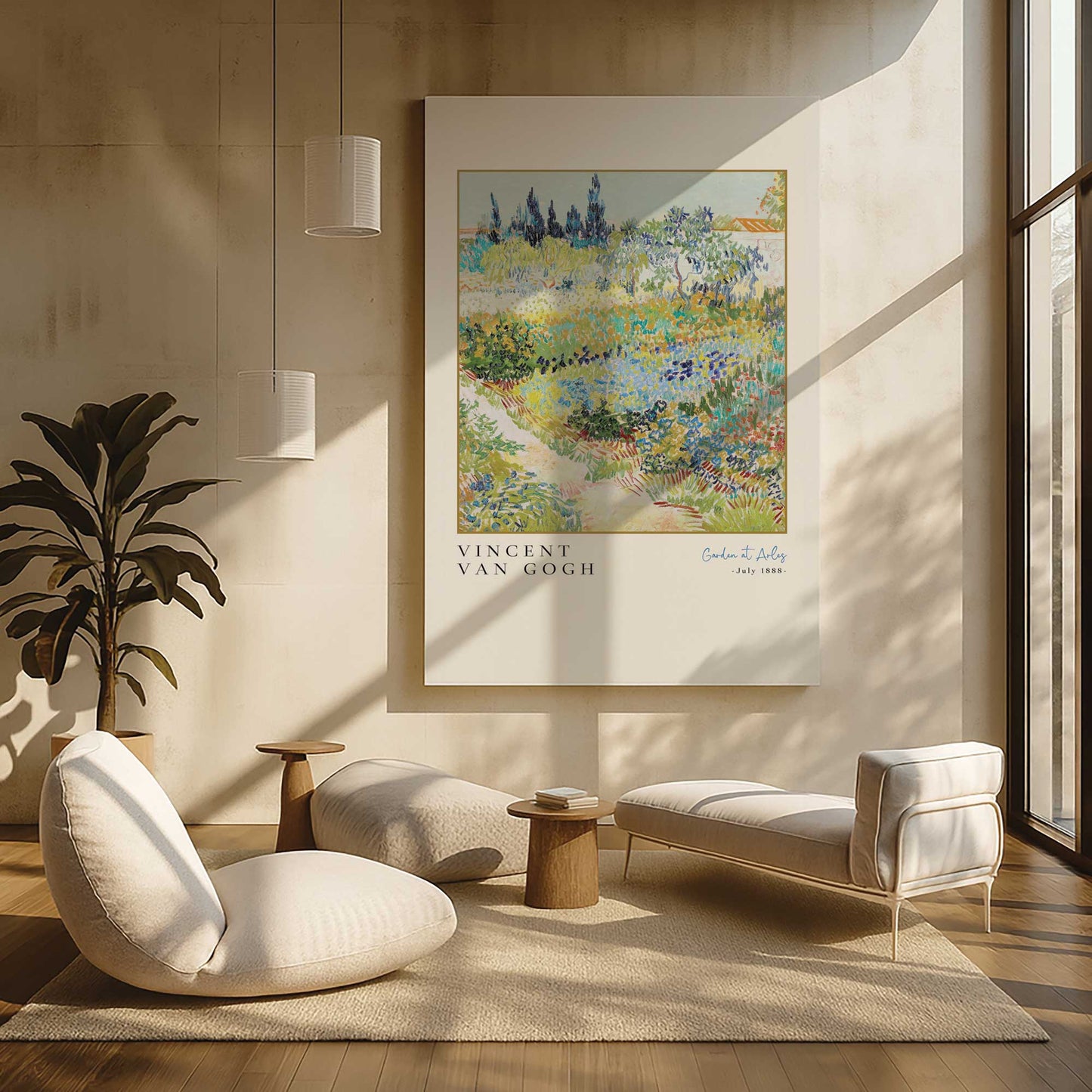 [Color:Stretched Canvas], Picture of art in a room