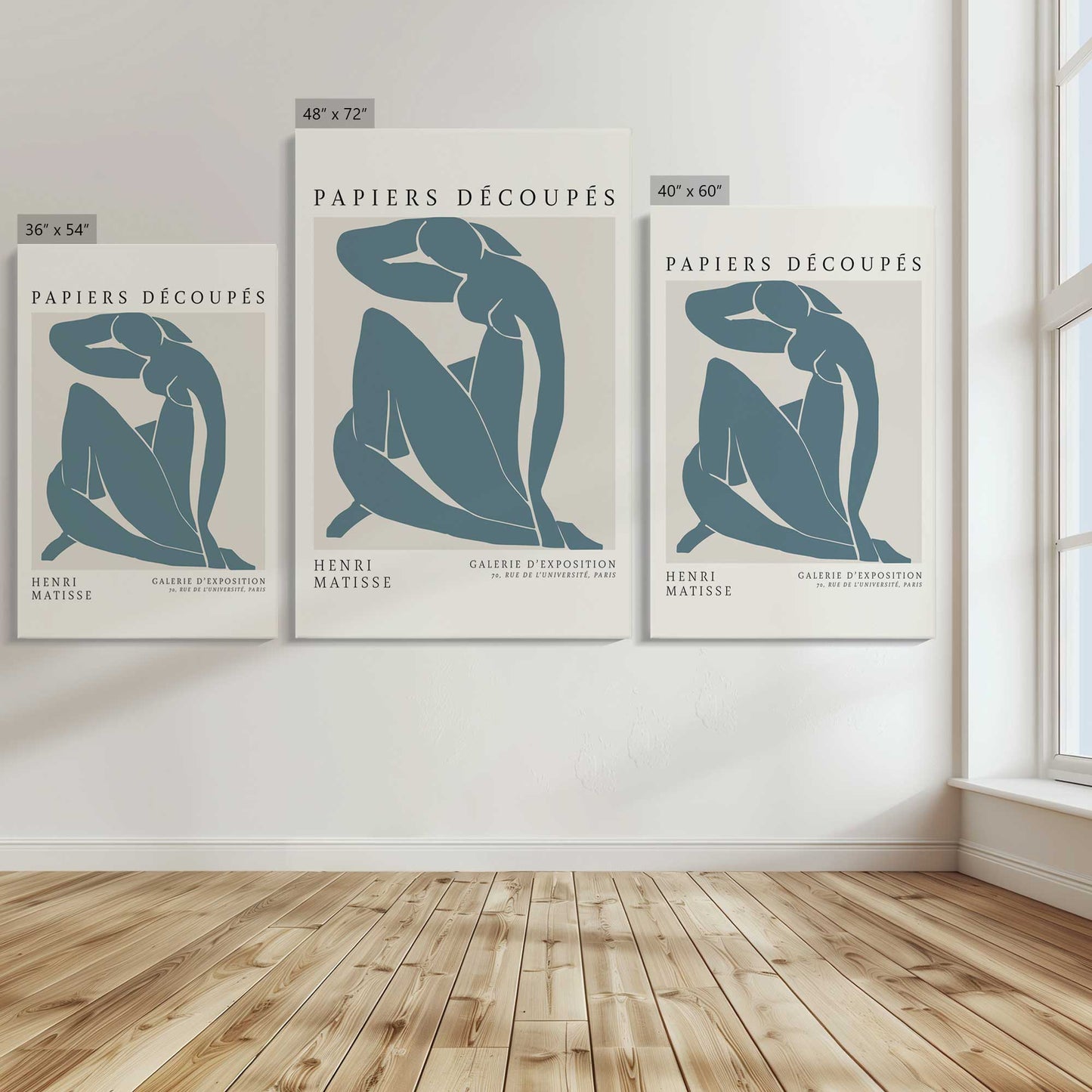 [Color:Stretched Canvas], Image showing the size comparisons