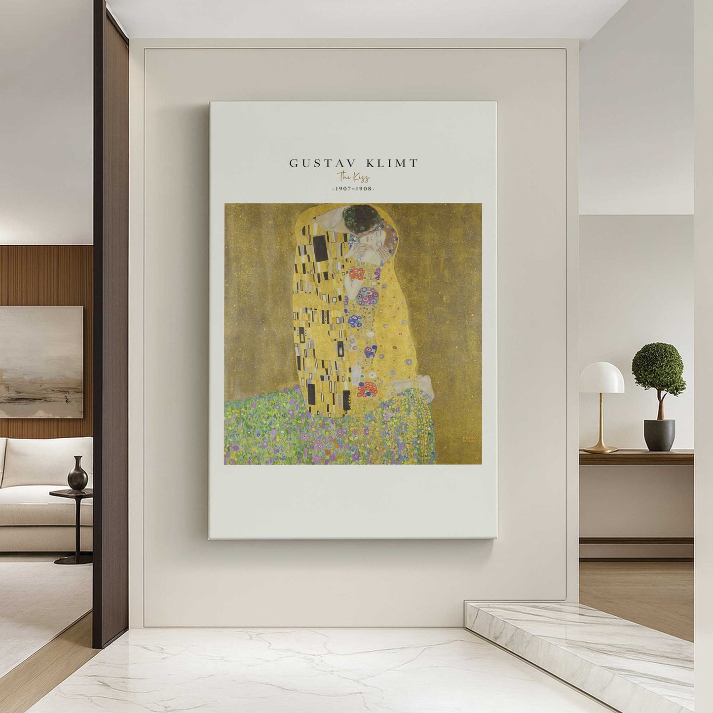 [Color:Stretched Canvas], Picture of art in a room