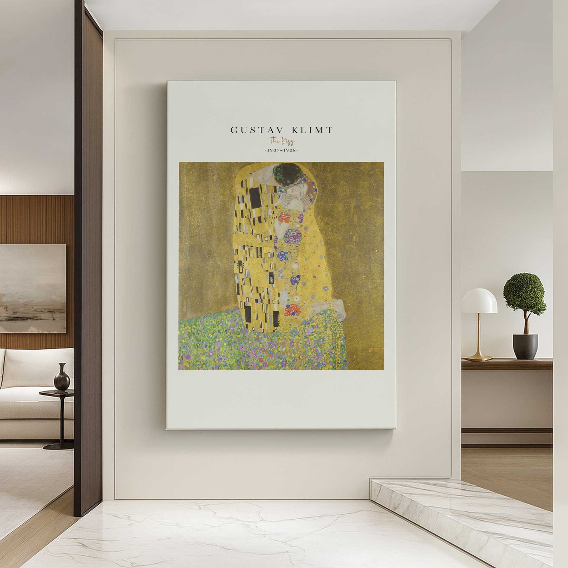 [Color:Stretched Canvas], Picture of art in a room