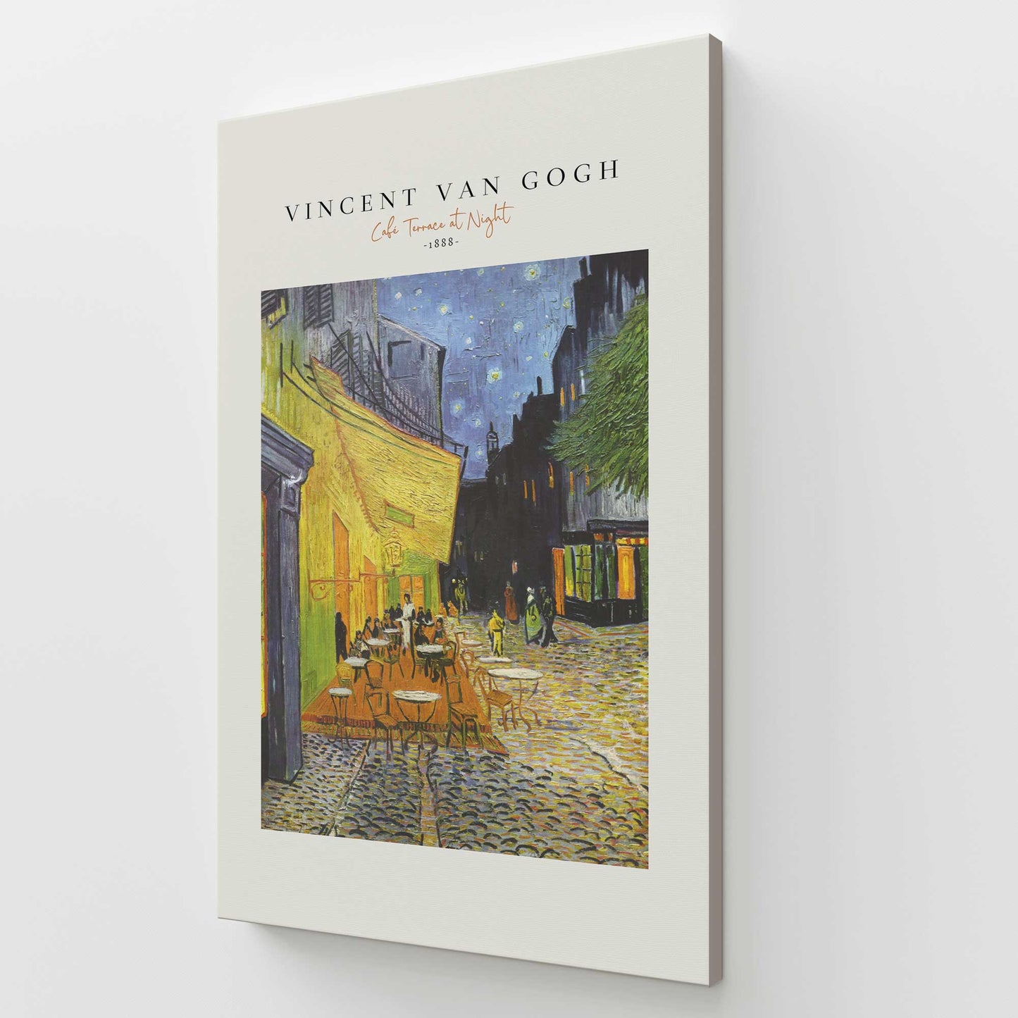 [Color:Stretched Canvas], Picture of art at an angle
