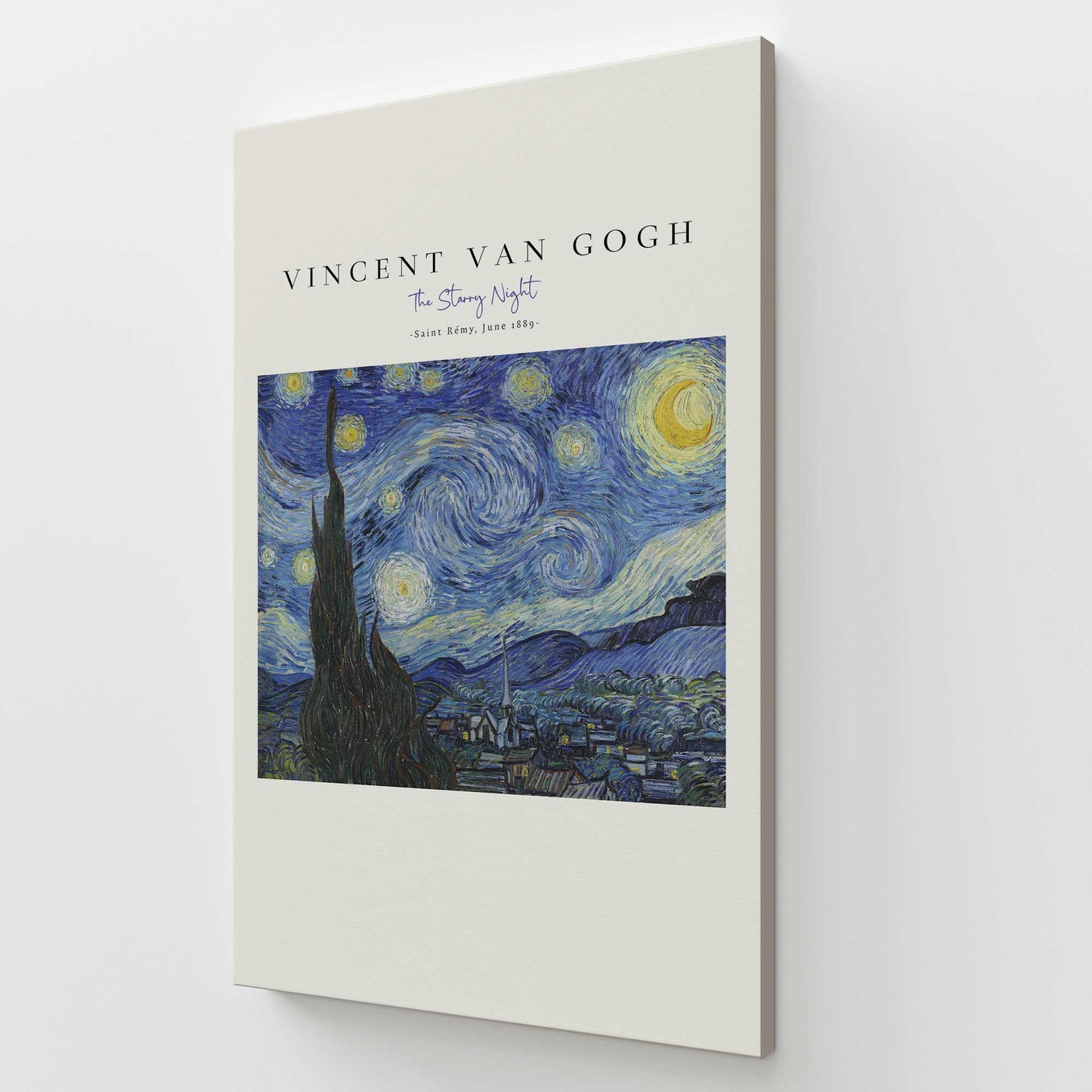 [Color:Stretched Canvas], Picture of art at an angle