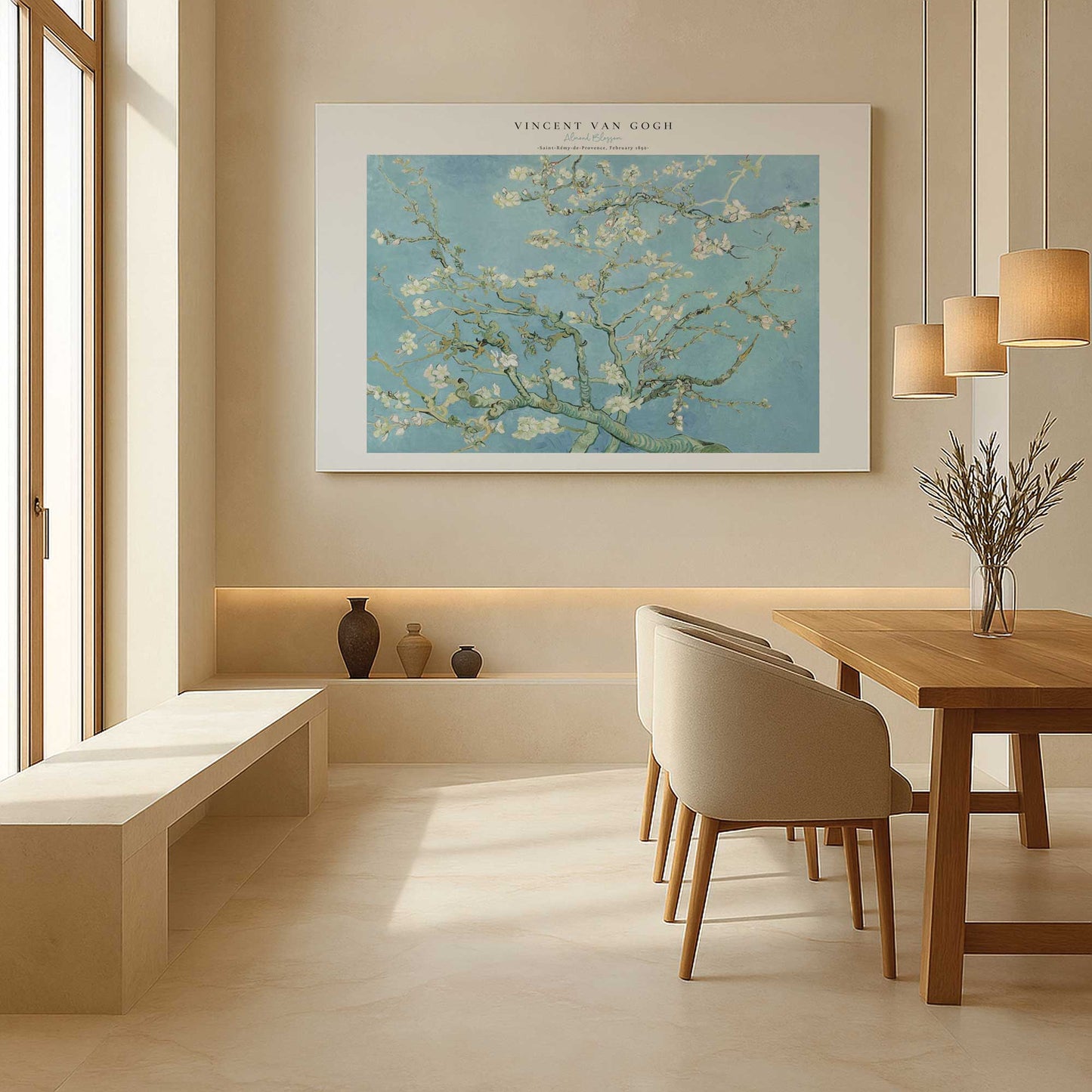 [Color:Stretched Canvas], Picture of art in a room