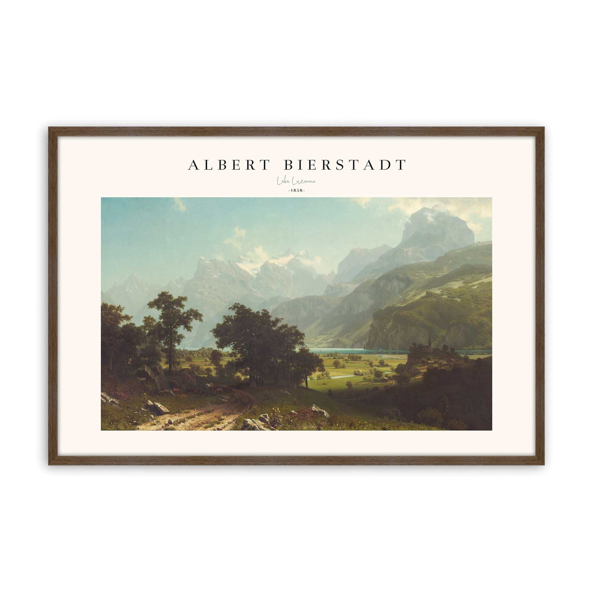 [Color:Walnut], Picture of art in a Walnut frame