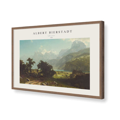 [Color:Walnut], Picture of art in a Walnut frame of the corner