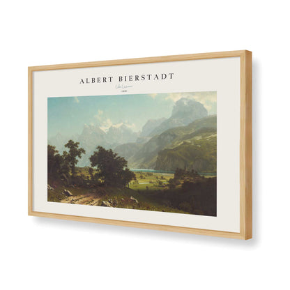 [Color:American Maple], Picture of art in a American Maple frame of the corner