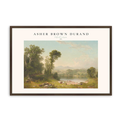 [Color:Brown], Picture of art in a Brown frame