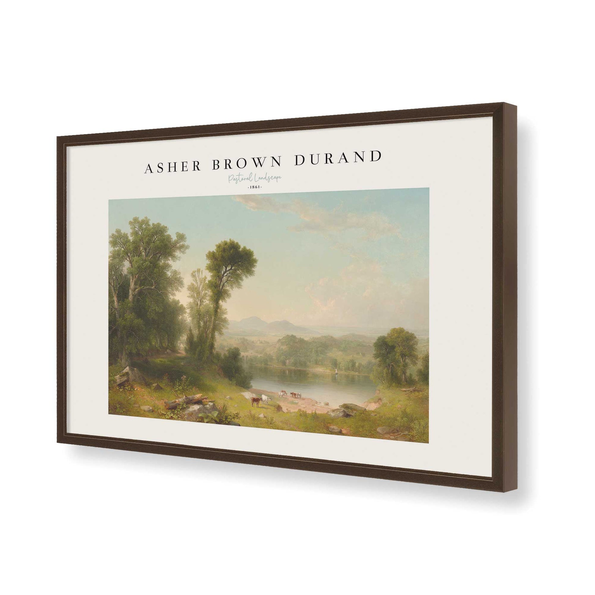 [Color:Belvinder Brown], Picture of art in a Belvinder Brown frame of the corner