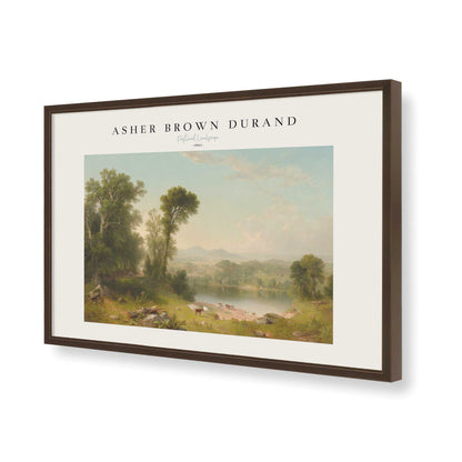 [Color:Belvinder Brown], Picture of art in a Belvinder Brown frame of the corner