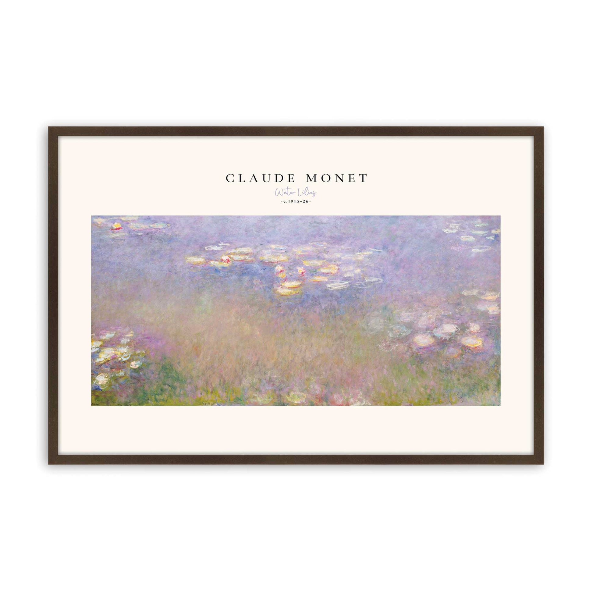 [Color:Brown], Picture of art in a Brown frame