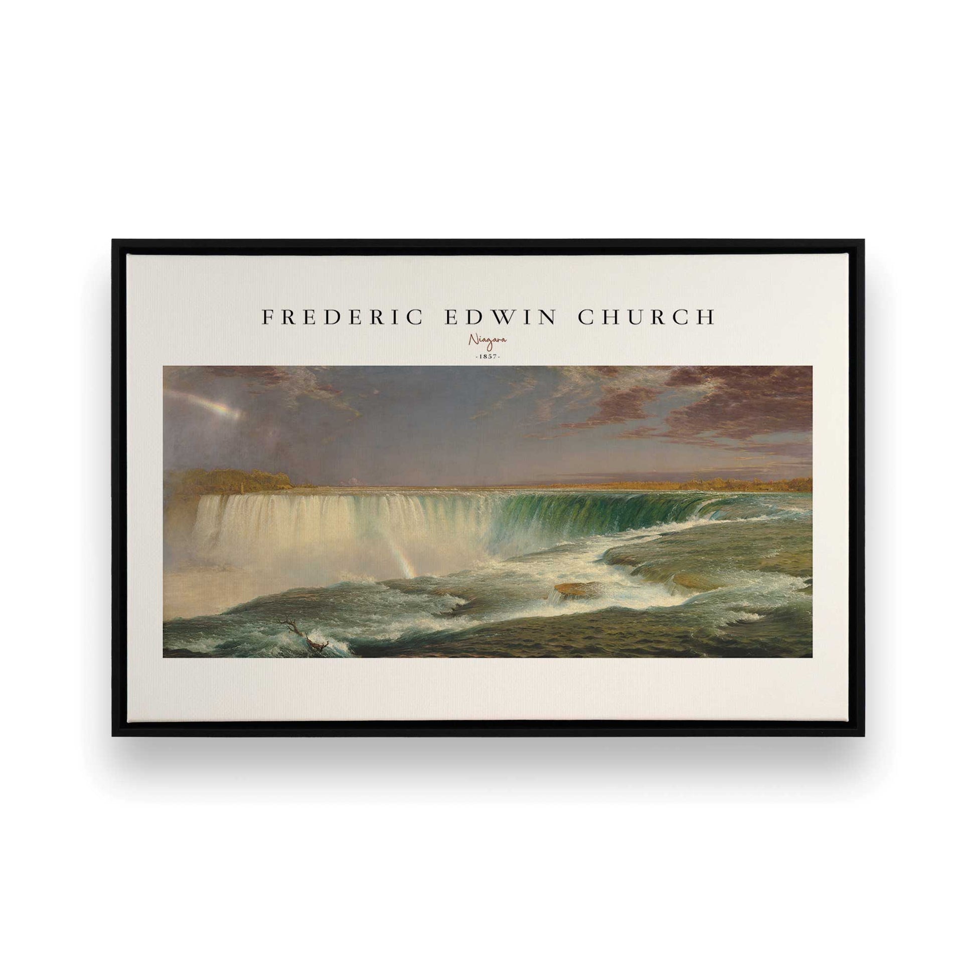 [Color:Satin Black], Picture of art in a Satin Black frame