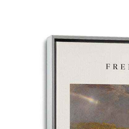 [Color:Polished Chrome], Picture of art in a Polished Chrome frame at an angle