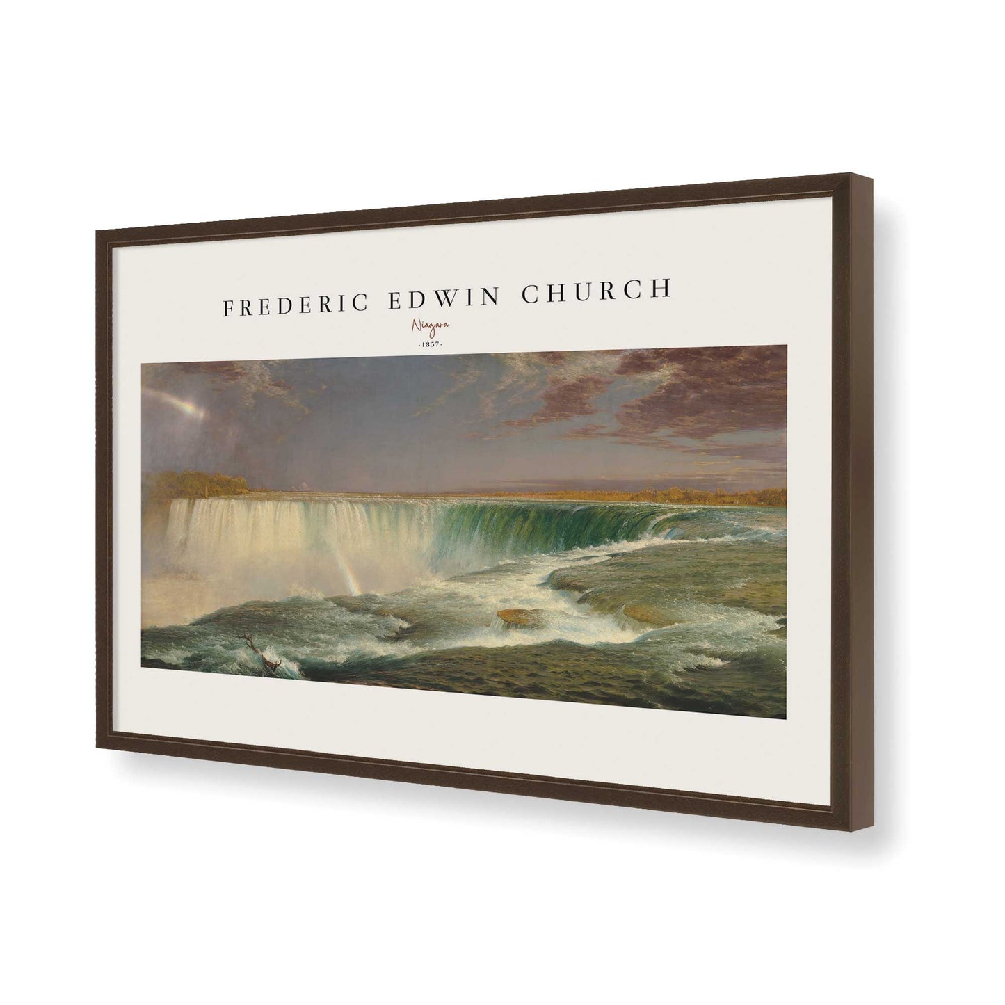 [Color:Belvinder Brown], Picture of art in a Belvinder Brown frame of the corner