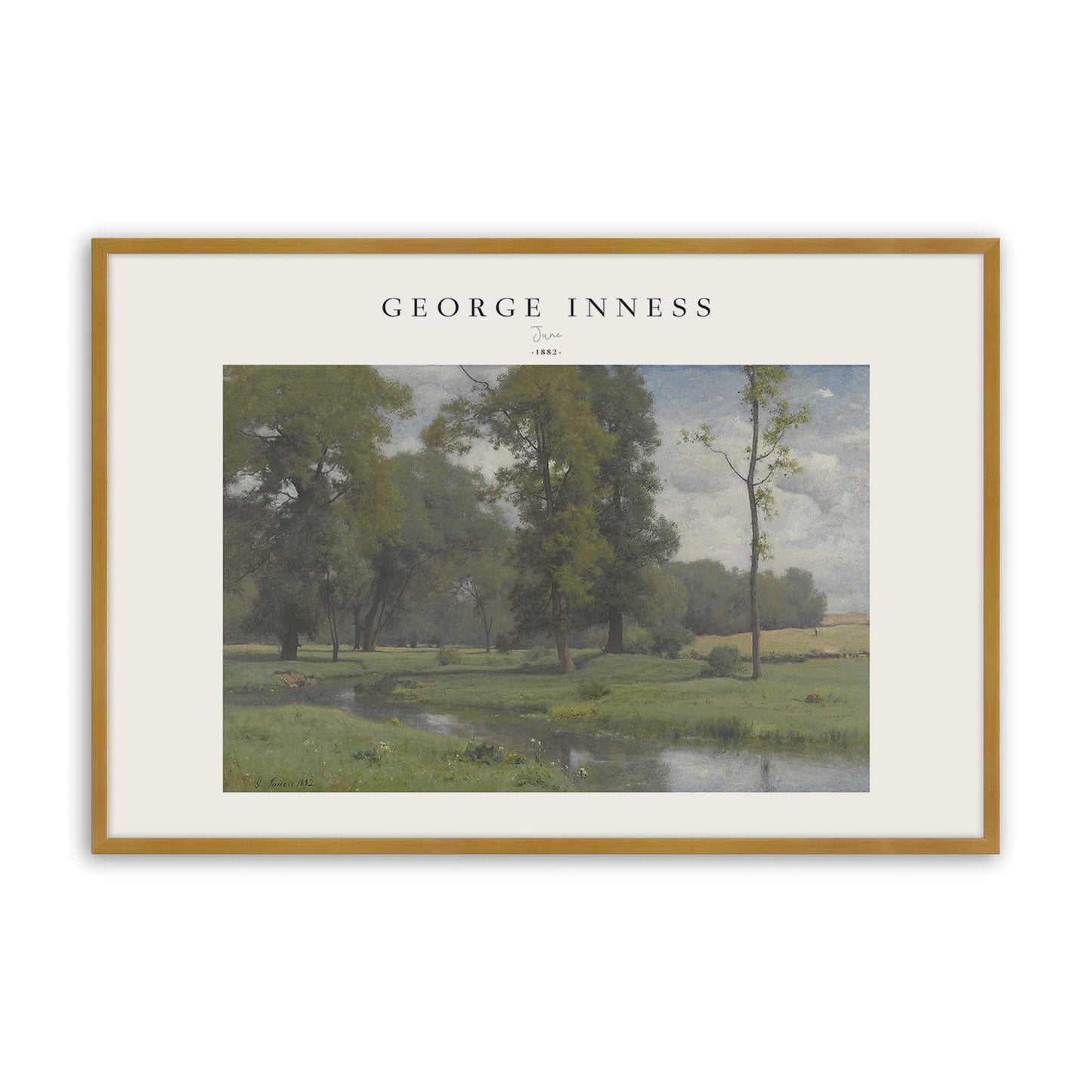 [Color:Polished Gold], Picture of art in a Polished Gold frame